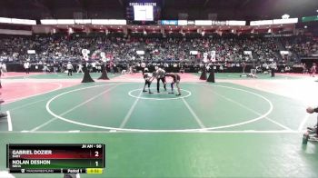 90 lbs Champ. Round 2 - Nolan DeShon, NBHA vs Gabriel Dozier, BAB1