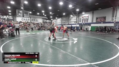 285 lbs 1st Place Match - Mark Saenz, Great Oak vs Mason Melcher, Murrieta Valley
