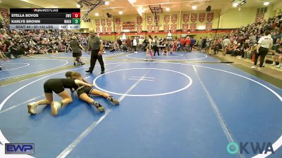 97-102 lbs Rr Rnd 2 - Stella Bovos, Salina Wrestling Club vs Karlye Brown, Wagoner Takedown Club