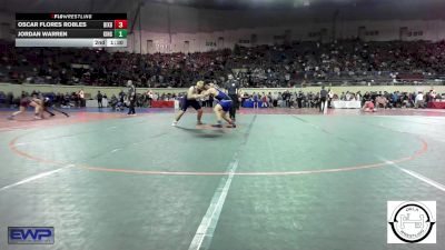 200 lbs Round Of 64 - Bennett Sartain, Deer Creek Wrestling vs Ben Ensign, Altus JH