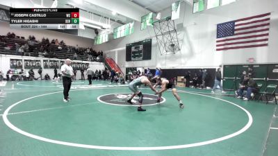 144 lbs Cons. Round 3 - Tyler Higashi, Schurr vs Joseph Castillo, West Covina