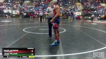 2 - 157 lbs Semifinal - Blake Jacobson, Clarke County vs Taven Williams, Radford