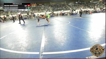 112 lbs Consi Of 16 #1 - Milton Hernandez, Clinton Youth Wrestling vs Imauri Eikenberry, Juic3 Acad3my