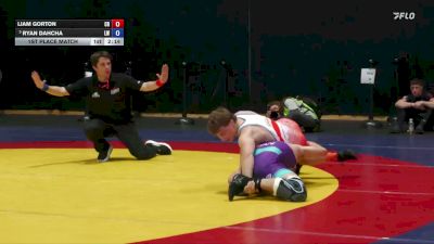 70 kg 1st Place Match - Liam Gorton, Coast RTC vs Ryan Dahcha, London-Western WC