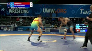 92 kg Quarterfinal - Bekzat Urkimbay, Kaz vs Amirhossein Biglar Firouzpourbandpei, Iri