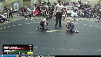 60 lbs Quarterfinal - Maverick Ewers, Springport WC vs Jordan Skodak, Simmons Academy Of Wrestling