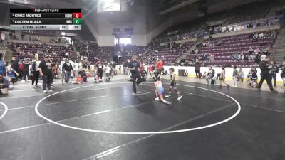 49 lbs Cons. Semis - Colten Black, Ravage Wrestling Club vs Cruz Montez, Steel City Reloaded Wrestling Club