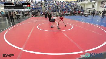 70 lbs Rr Rnd 2 - Jaxon Gibbons, Skiatook Youth Wrestling vs River Looper, Tonkawa Takedown Club