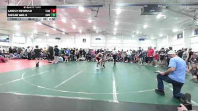 96 lbs 7th Place - Landon Newbold, Team CHOICES-MS vs Taegan Willis, Backyard Barbarians-MS