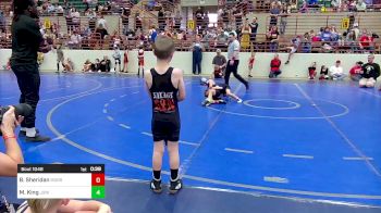 54 lbs Consi Of 8 #1 - Brody Sheridan, Morris Fitness Wrestling Club vs Max King, Junior MatDogs Wrestling