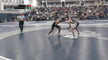 157 lbs Champ. Round 1 - Owen Cline, Colorado Mesa vs Brandon Paredes, Chadron State