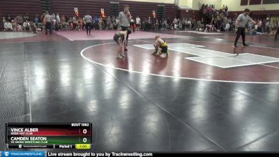 PW-8 lbs Quarterfinal - Vince Alber, Indee Mat Club vs Camden Seaton, VS Viking Wrestling Club