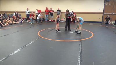 50 lbs Rr Rnd 5 - Jolene Hardy, Cumberland Valley K-6 Community vs Dominic Taylor, St. Vincent Saint Mary K-6 Community