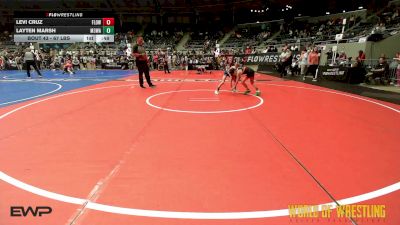67 lbs Consi Of 16 #2 - Levi Cruz, Flow Academy Honolulu, HI vs Layten Marsh, M3 Wrestling Academy