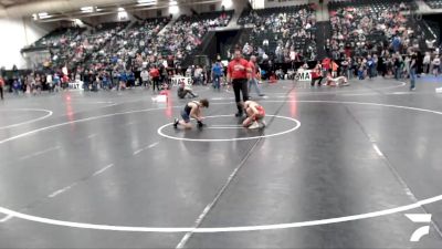 80 lbs Semifinal - Gage Berggren, Little Cougars vs Max Brown, Bear Cave