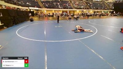 7th - 8th grade - 73 Quarters - Brody Peters, Sebolt Wrestling Academy vs Brayton Schleisman, Viking Wrestling Club (IA)