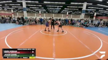 225 lbs Round 1 - Owen Morgan, Texas Elite Wrestling Club vs Jaydon Daniel, Gladiator Wrestling Club