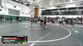 113 lbs Cons. Round 4 - Zairone Cabrera, South Torrance vs Alexander Alvarez, Camarillo