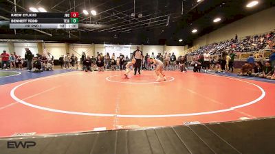 58 lbs Rr Rnd 3 - Krew Eylicio, Juggernaut Wrestling Club vs Bennett Todd, Texas Elite