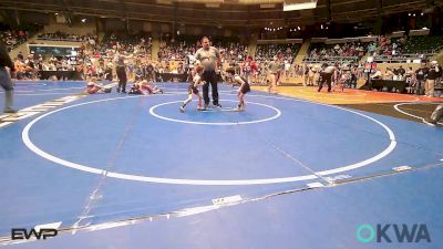 52 lbs Round Of 16 - Bear Bryan, Coweta Tiger Wrestling vs Cainen Sitzman, Tulsa Blue T Panthers
