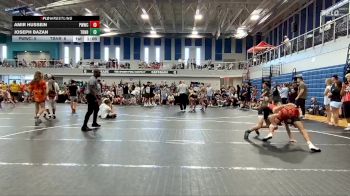 120 lbs Round 2 (6 Team) - Amir Hussein, Pasco Wolfpack WC vs Joseph Bazan, The Bad Natured Rodents