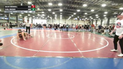 154 lbs Round Of 32 - Dalin Mendell, Donahue Wrestling Academy - MS vs Cael Brown, All American Wrestling Club - MS