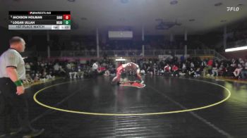 215 lbs 1st Place Match - Jackson Holman, Sandpoint vs Logan Ullah, Mead