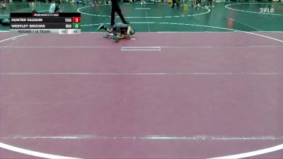 53 lbs Round 1 (4 Team) - Hunter Vaughn, Top Rank vs Westley Brooks, Ringgold