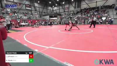 155 lbs Quarterfinal - Jarius Johnson, Pitbull Wrestling Academy vs Kade Runk, Sperry Wrestling Club