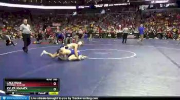 1 lbs Quarterfinal - Jace Rose, Riverside, Oakland vs Kyler Knaack, Don Bosco