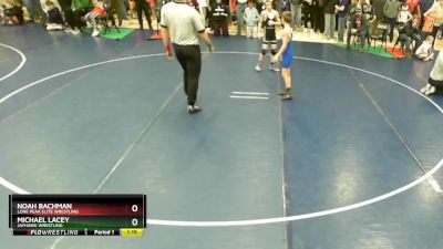 80 lbs Champ. Round 1 - Noah Bachman, Lone Peak Elite Wrestling vs Michael Lacey, Jayhawk Wrestling