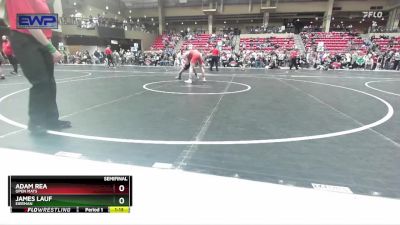 130 lbs Semifinal - Adam Rea, Open Mats vs James Lauf, EIERMAN