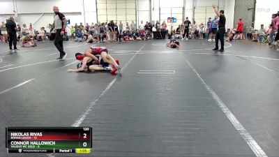 120 lbs Round 6 (8 Team) - Nikolas Rivas, Roman Legion vs Connor Hallowich, Validus WC Gold