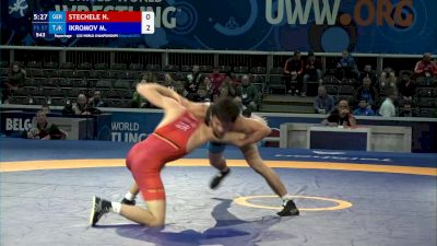57 kg Repechage #3 - Niklas Stechele, Ger vs Muhamad Ikromov, Tjk