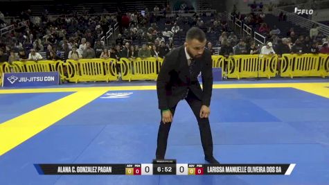 Larissa Manuelle Oliveira Dos Sa vs Alana C. Gonzalez Pagan 2025 Pan IBJJF Jiu-Jitsu No-Gi Championship