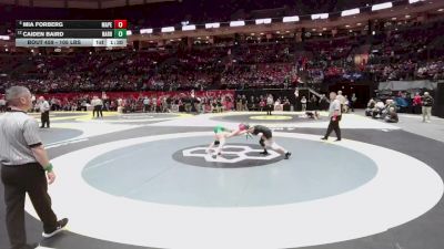 105 lbs Champ. Rd Of 16 - Mia Forberg, Mass. Perry vs Caiden Baird, Harrison