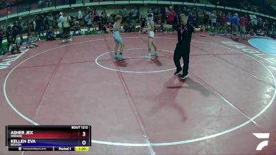 92 lbs Semifinal - Asher Jex, Oregon vs Kellen Eva, Nevada