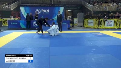 SERGIO RAIMUNDO RIOS DA SILVA vs ANGEL CICERO 2023 Pan Jiu Jitsu IBJJF Championship