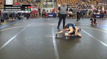 88 lbs Cons. Semi - Easton Krouse SW4, Shawnee vs Archer Spencer NE2, Green