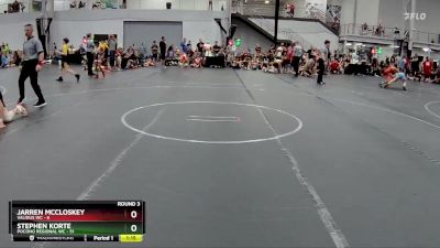 132 lbs Round 3 (8 Team) - Stephen Korte, Pocono Regional WC vs Jarren McCloskey, Validus WC