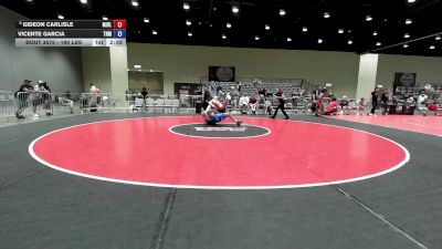 190 lbs Cons. Semis - Gideon Carlisle, Mighty Bluebirds vs Vicente Garcia, Team New Mexico