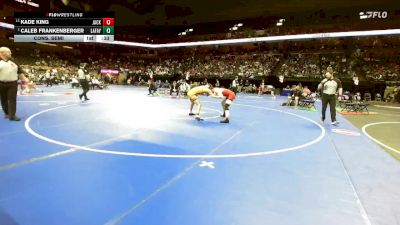 132 Class 4 lbs Cons. Semi - Caleb Frankenberger, Lafayette (Wildwood) vs Kade King, Jackson