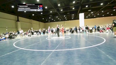 100 lbs 3rd Place Match - Kenzie Johnson, OK vs Lillian McHam, TX