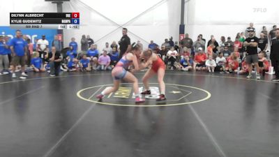 53 lbs Rr Rnd 7 - Dilynn Albrecht, Badger Girls Elite - W vs Kylie Gudewitz, MGW Monkey Business - W