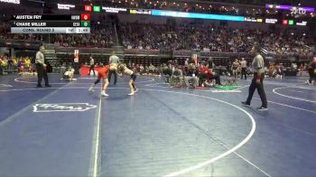3A-113 lbs Cons. Round 5 - Austen Fry, Valley, West Des Moines vs Chase Miller, Cedar Falls