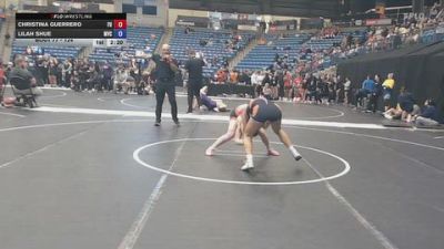 124 lbs Champ. Round 2 - Christina Guerrero, Friends University vs Lilah Shue, Missouri Valley College