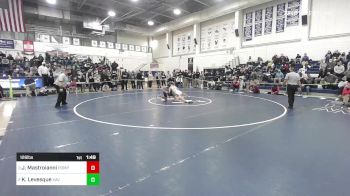 126 lbs Semifinal - Joseph Mastroianni, Pomperaug vs Kyle Levesque, Xavier