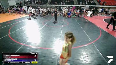 65 lbs Placement Matches (8 Team) - Janessa Canales, California vs Bella Kunzler, Idaho
