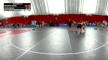 285 lbs Semis & Wb (16 Team) - Brandon Mayes, Wheaton Warrenville South vs Layne Meyer, Rochester Century A