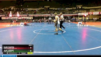 149 lbs Finals (2 Team) - Alec Hagan, Ohio University vs Alek Martin, South Dakota State